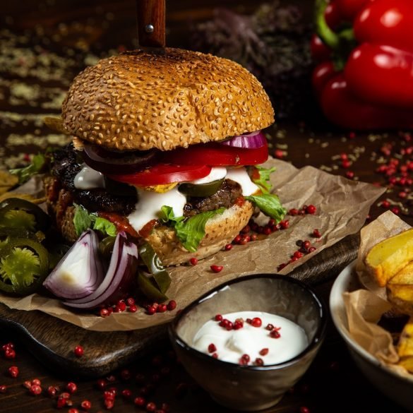 GREEN CHILI CHEESEBURGER