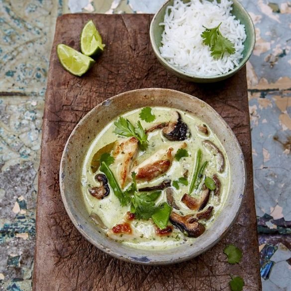Thai grren curry chicken